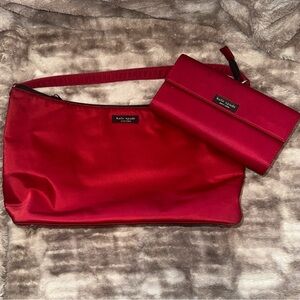 Kate Spade Cherry Red Shoulder Bag and Wallet
